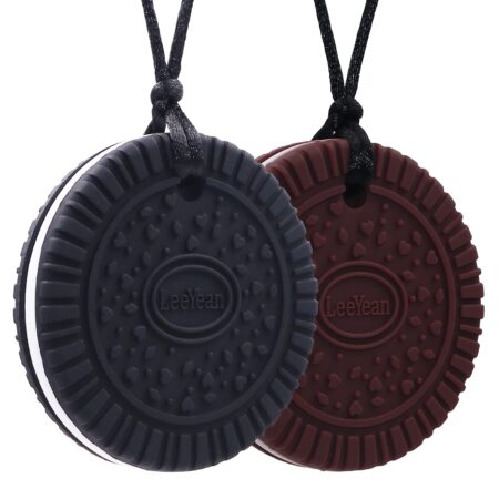 Silicone Cookie Chewy Necklaces (2 Pack)