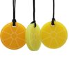 Lemon Sensory Chew Necklace (3 Pack)