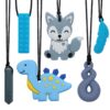 Dinosaur Chewy Necklace Variety Pack (6 Pack)