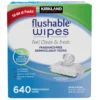 ADAP-1 kirkland signature flushable wipes