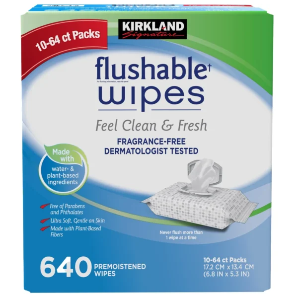 ADAP-1 kirkland signature flushable wipes