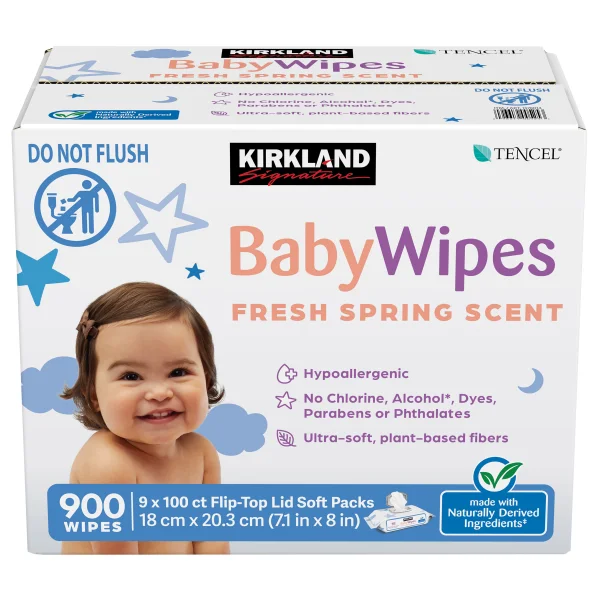 ADAP-3 Kirkland Signature Scented Baby Wipes, 900-count