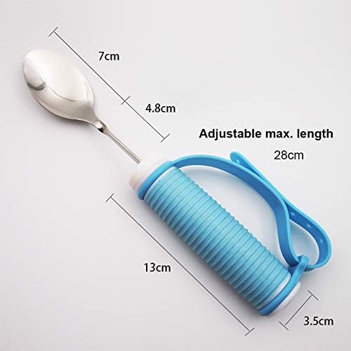 ADAP-6-1 Flexible Stainless Steel Spoon and Fork Set with Adjustable Strap