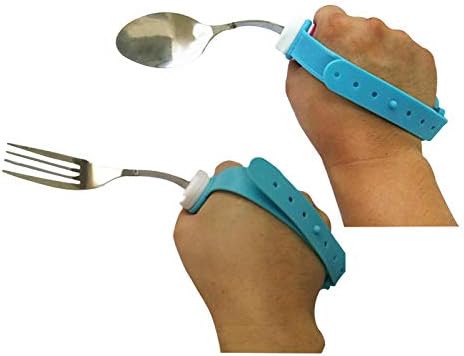 ADAP-6 Flexible Stainless Steel Spoon and Fork Set with Adjustable Strap