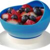 Ableware Scooper Bowl with Suction Cup Base, Blue