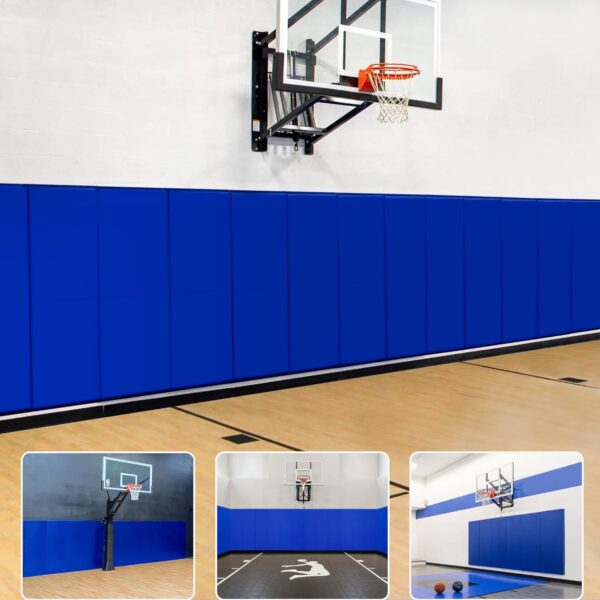 SAFE-3-1-5 Blue wall pads in gym