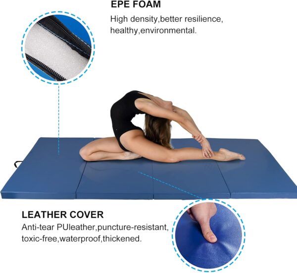 SAFETY-2-3 Thick Folding Floor Mat 4'x10'x2'