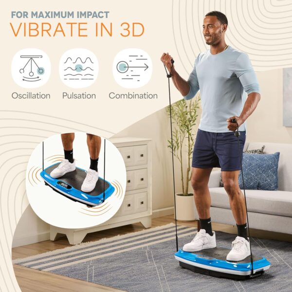 SENS-64-1 Turbo 3D Vibration Plate - Blue