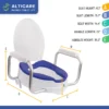 ADAP-19-6 AltiCare 5” Non-Slip Raised Toilet Seat