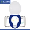 ADAP-19-7 AltiCare 5” Non-Slip Raised Toilet Seat