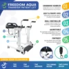 ADAP-20-3 Freedom Aqua Waterproof Patient Lift - Sling Free Transfers
