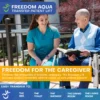 ADAP-20-9 Freedom Aqua Waterproof Patient Lift - Sling Free Transfers