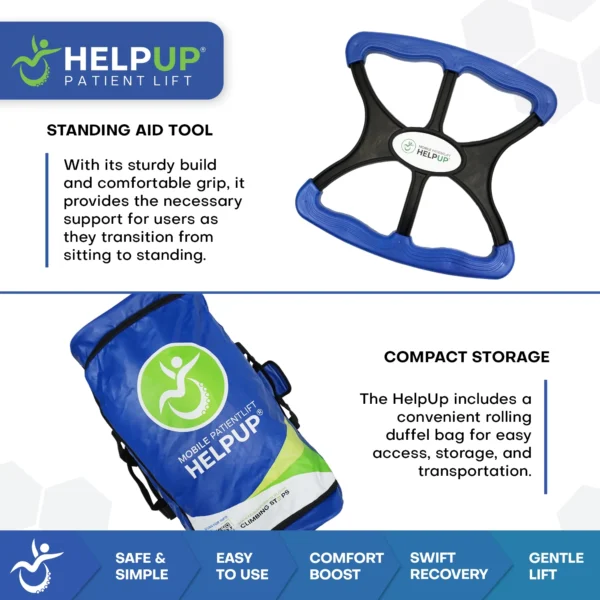 ADAP-32-6 HelpUp Fall Recovery Patient Lift - Safe, Portable Floor Lift Assist Device