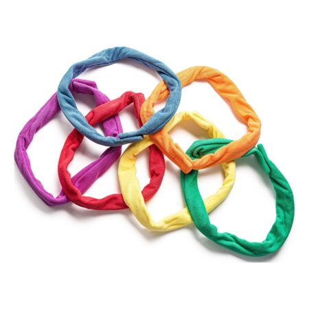 Chew Bands Terry Cloth Necklace Set (6 Pack)