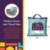 SENS-70-6 Sensory Vibrating Pillow - Blue & Green