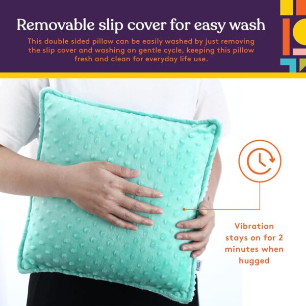 SENS-70-9 Sensory Vibrating Pillow - Blue & Green