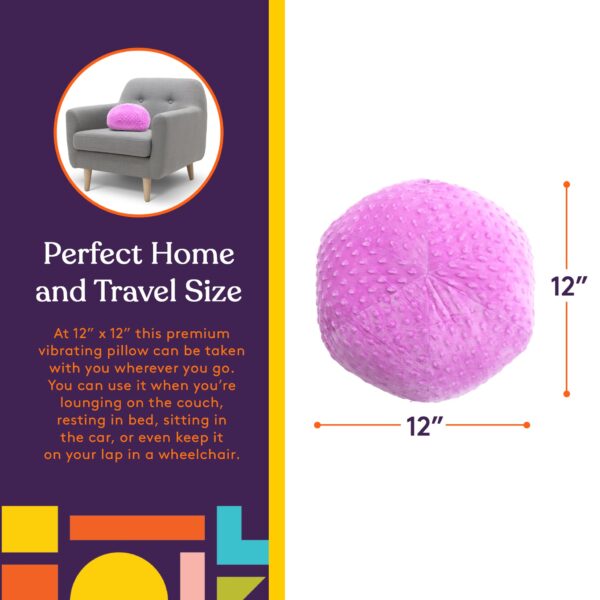 SENS-71-2 Vibrating Ball Pillow Sensory Pressure Activated for Kids and Adults