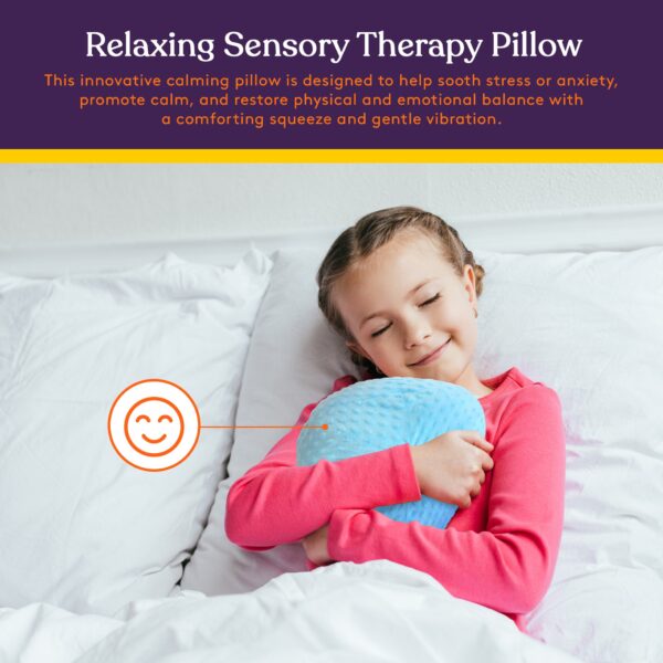 SENS-71-3 Vibrating Ball Pillow Sensory Pressure Activated for Kids and Adults