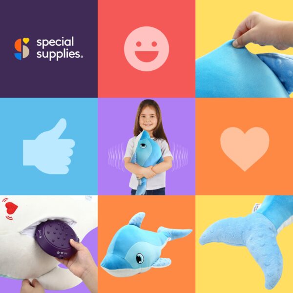 SENS-72-7 Sensory Vibrating Pillow-Whale