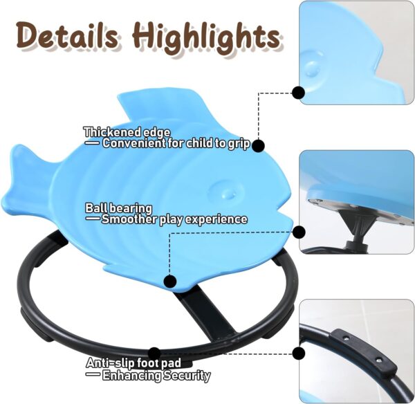 SENS-75-8 Sensory Spinning Chair (Multiple Colors)