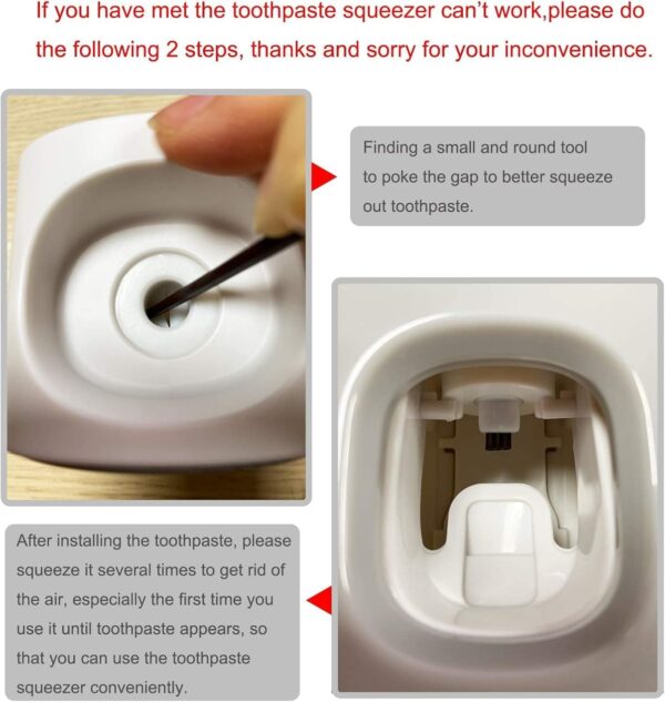ADAP-36-3 Adaptive Wall Toothpaste Dispenser For Special Needs