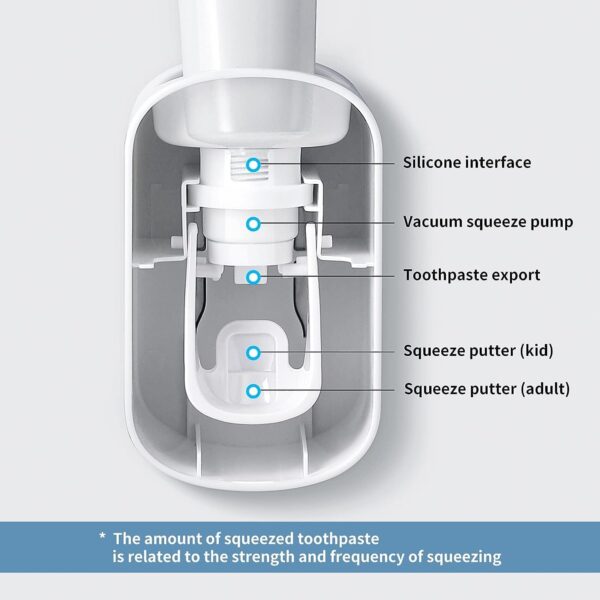 ADAP-36-7 Adaptive Wall Toothpaste Dispenser For Special Needs