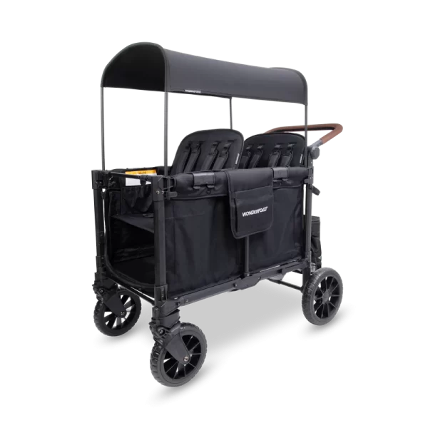 W4LUXPRO-BLK-03 WonderFold - W Luxe Pro Stroller Wagon